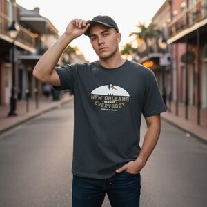 New Orleans Versus Everybody T-Shirt Mens 3XL Gildan Heavy Cotton